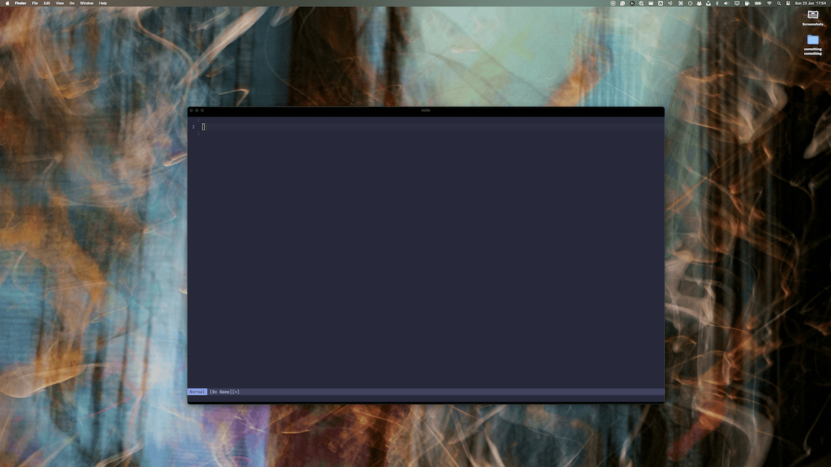 Felipe's desktop